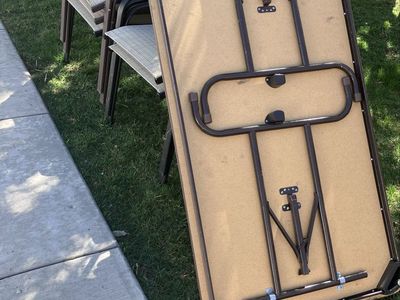 FREE Outdoor Picnic Table + Chairs