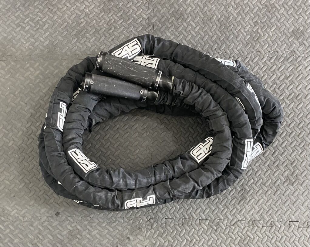 50ft Battle Rope 2” w/ Metal Hand Grips