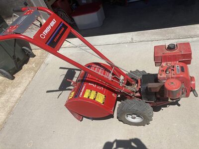 Large Troybuilt Econo Horse rear tine Tiller