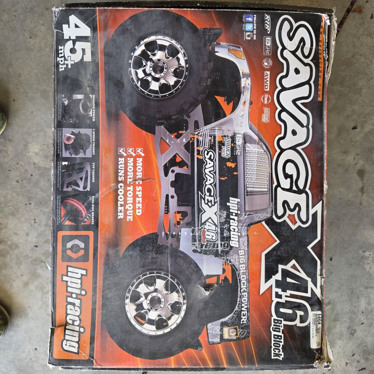 HPI Racing Savage X 4.6 RC Nitro Monster Truck - Big Block