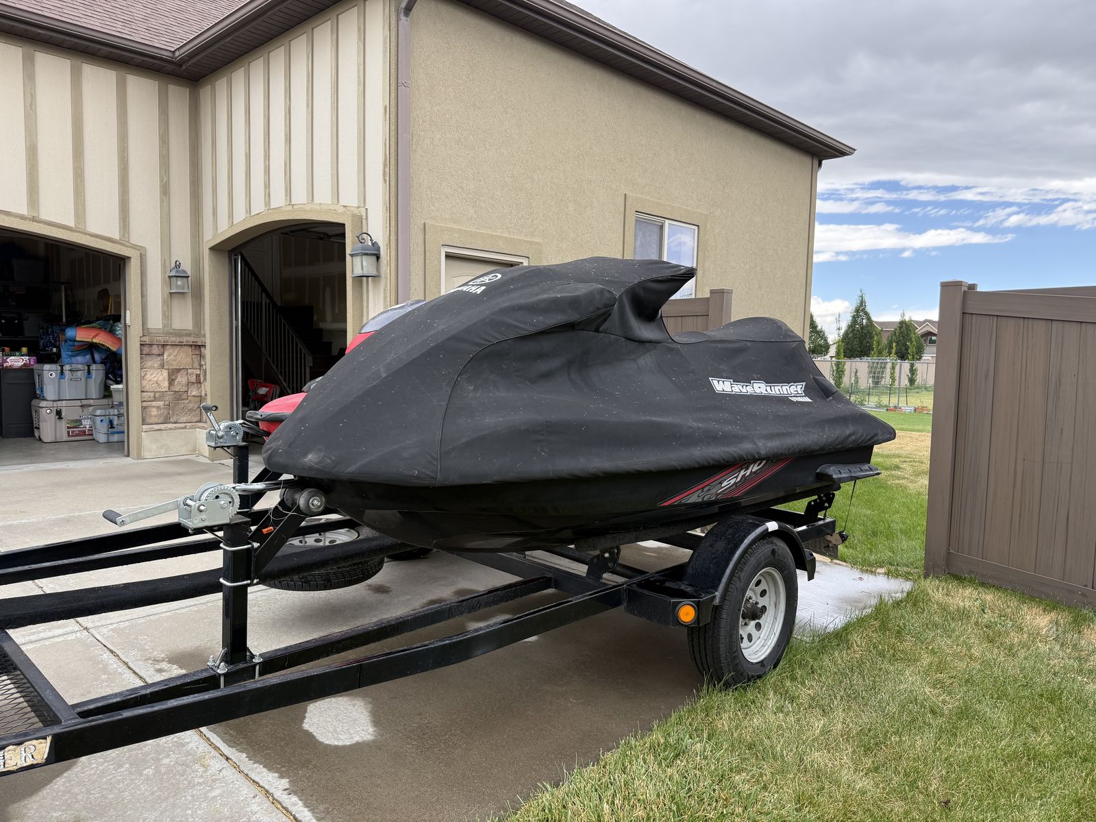 2009 Yamaha FX Cruiser SHO + 2019 Voyager Trailer + FREE Sea-Doo XP DI – $8500