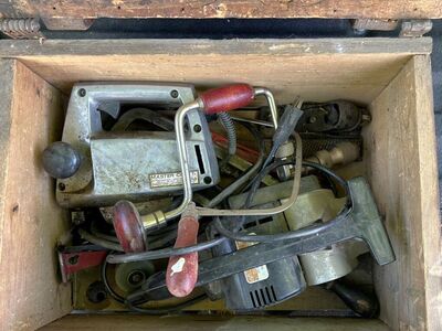 Box of Vintage Tools