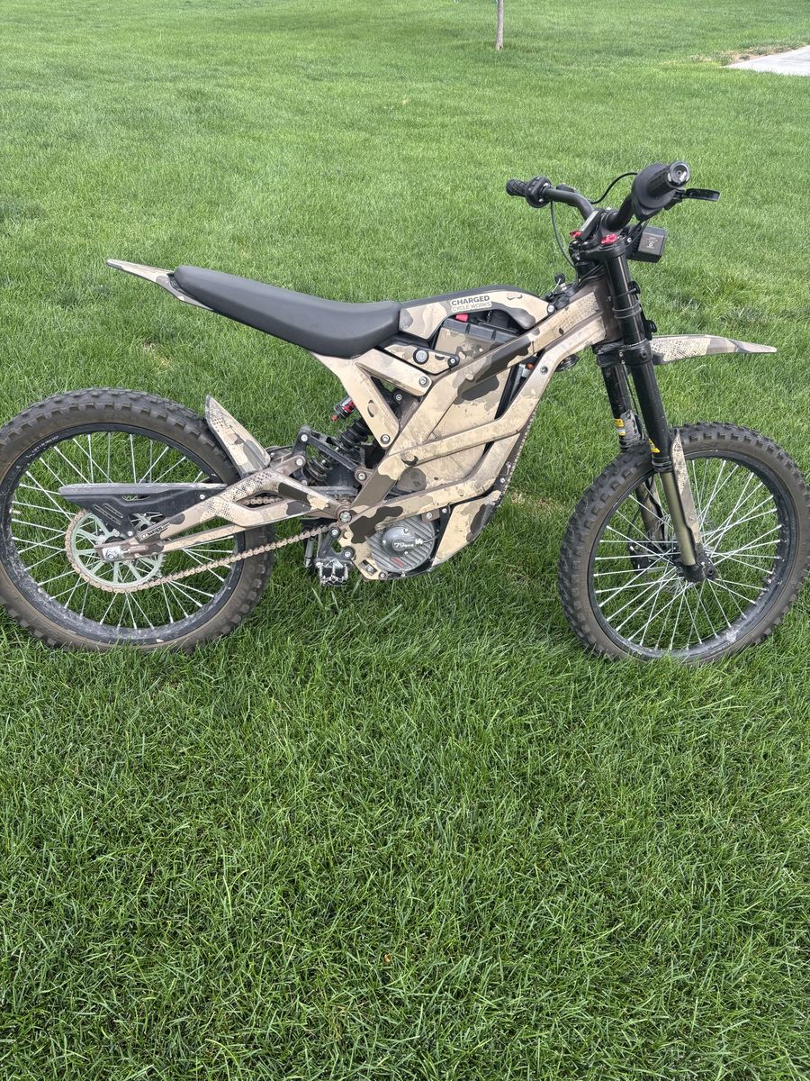 79Bike Electric Dirt Bike Falcon - Camo Wrap, Used