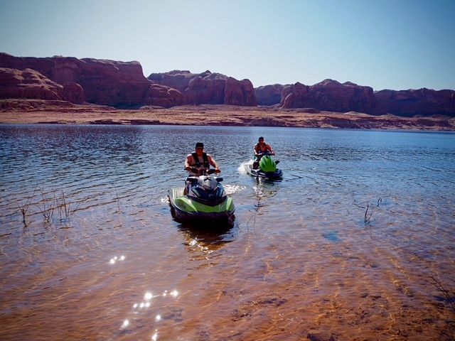 Two Fun Jet Skis With Trailer