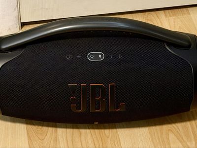 JBL Boombox 3 Portable Bluetooth Speaker - Black, Powerful Sound, Long Battery Life