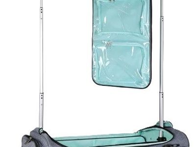 DELUXE Dance or Travel Bag with Garment Rack, 28 Inch Rolling Duffel for Competitions | Travel