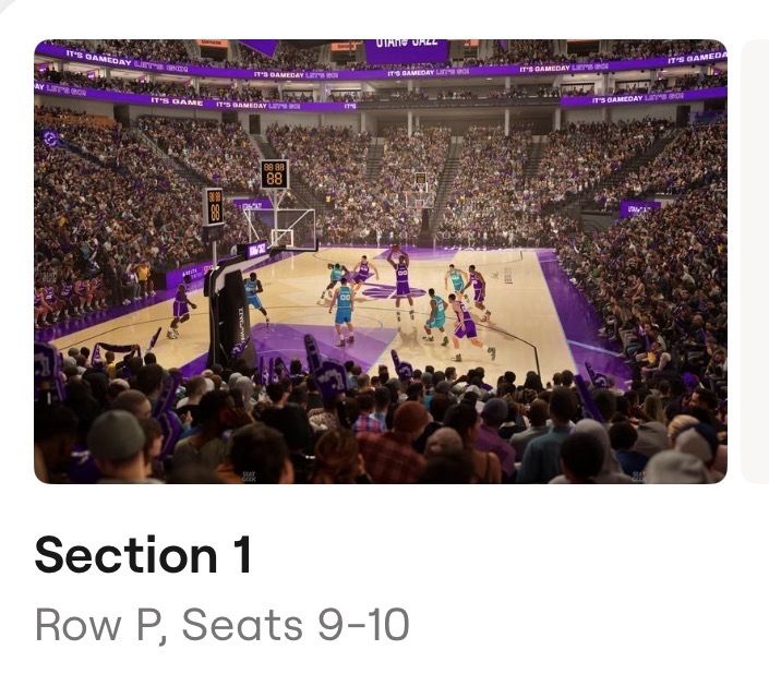 (2) Lower Bowl Jazz vs Bucks 3/19 Tonight! $50/ea