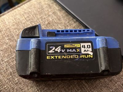 Kobalt 24V Max 4.0 Ah Lithium-Ion Extended Run Battery for Power Tools