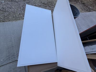 2 New 2x4 LED Backlit Panel Ceiling Lights