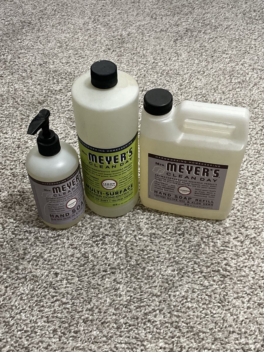 Meyer’s Handsoap dispenser, handsoap refill and cleaner concentrate