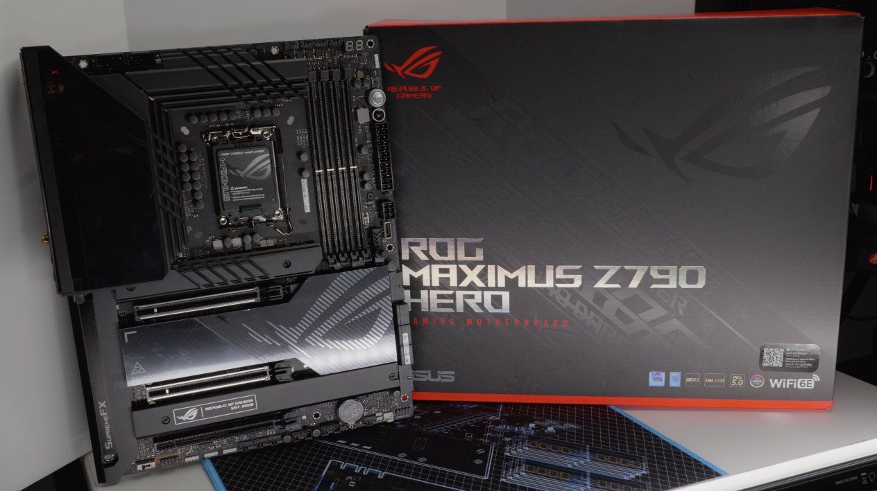 ASUS ROG Maximus Z790 Hero ATX Gaming Motherboard LGA 1700 DDR5 WiFi 6E/        with I9 13900k intel cpu