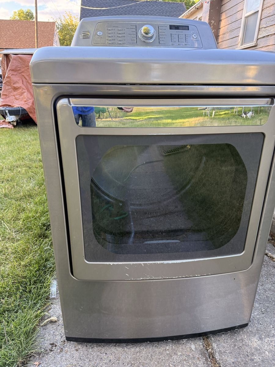 Kenmore Elite 7.3 cu ft Electric Dryer - Sensor Dry, Steam Refresh, Stainless Steel Drum