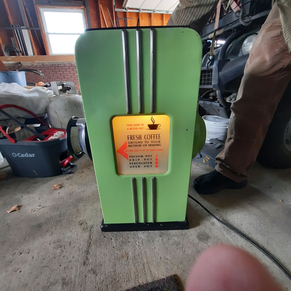 Antique Hobart coffee grinder