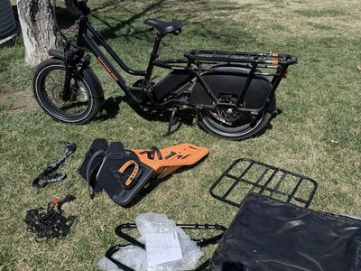 Rad Bikes Radwagon 5 + Tons of Accessories (Child Carrier, Wheel Lock, etc.)