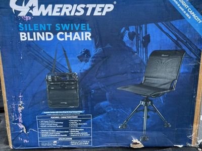 Ameristep 360 Silent Swivel Blind Chair - Black