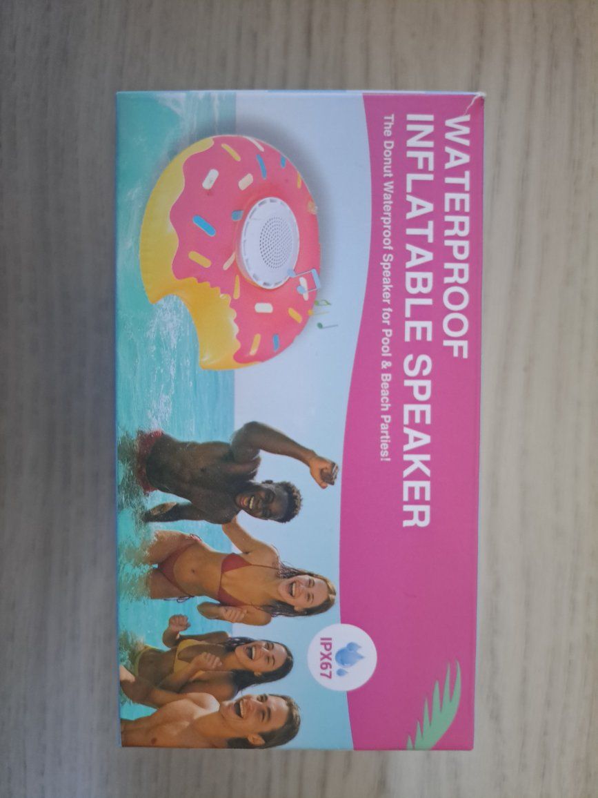 Waterproof Inflatable Donut Floating Pool Speaker IPX67