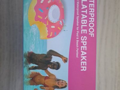 Waterproof Inflatable Donut Floating Pool Speaker IPX67