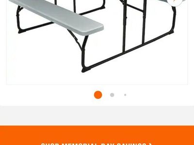 folding picnic table