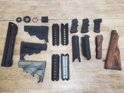 Assorted Gun Parts & Accessories - Stocks, Handguards, Grips (Various Brands)