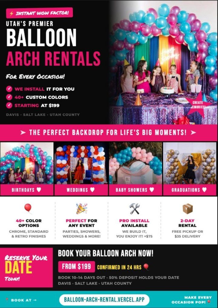 Balloon Arch Rental