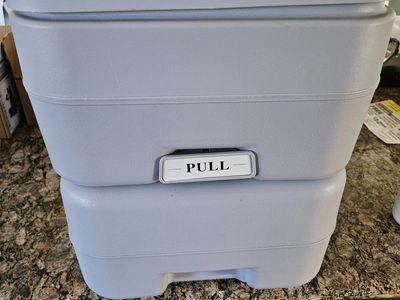 6.6 Gallon 20L Portable Toilet Flush Travel Camping Commode Potty Outdoor Indoor