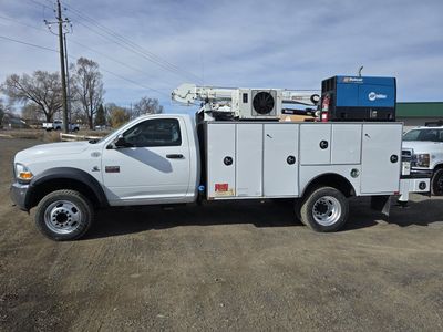2011 Dodge 5500 4wd Service Truck Crane Welder