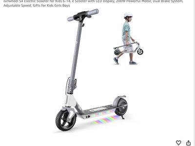 Electric scooter- speed controlled 6-14yr/150lb. New in box!!