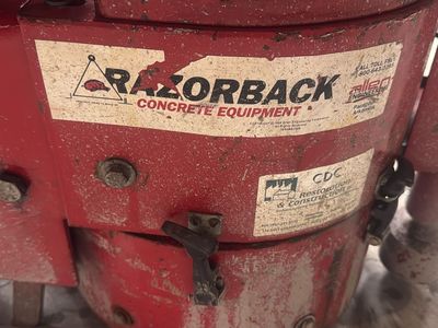 10" Propane floor grinder.