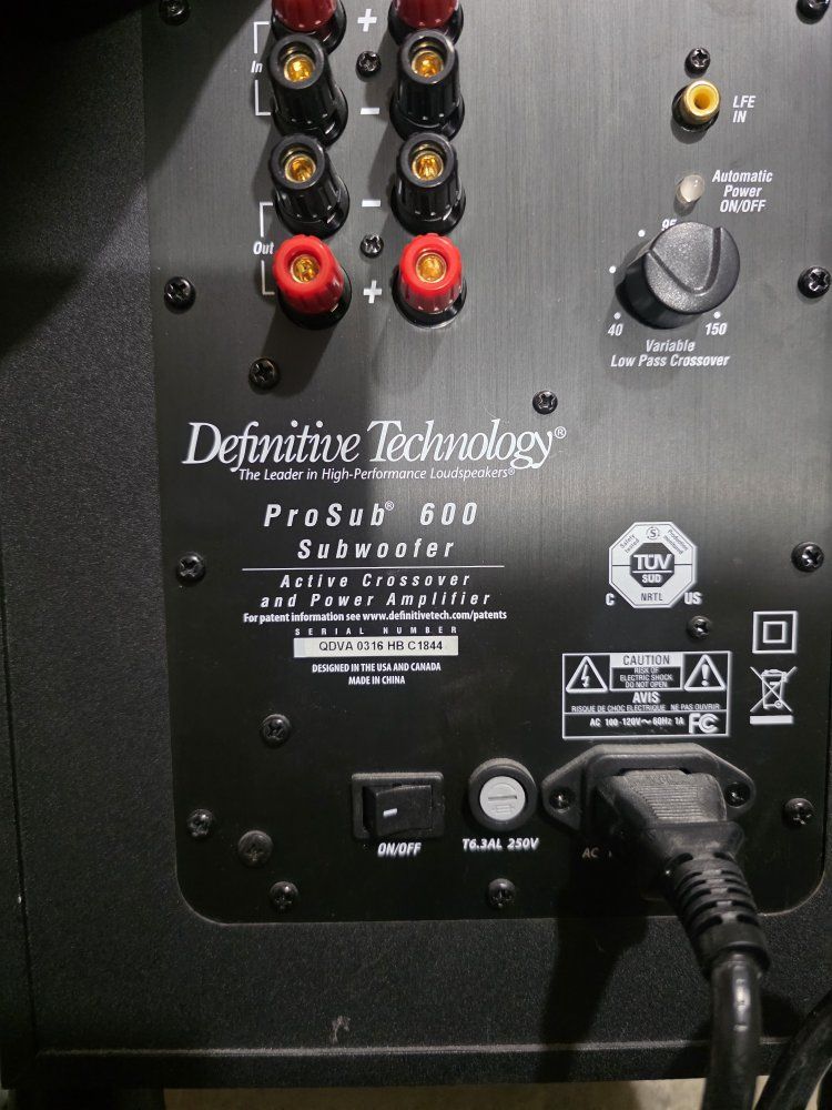 Definitive technology 5.1 surround