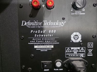 Definitive technology 5.1 surround