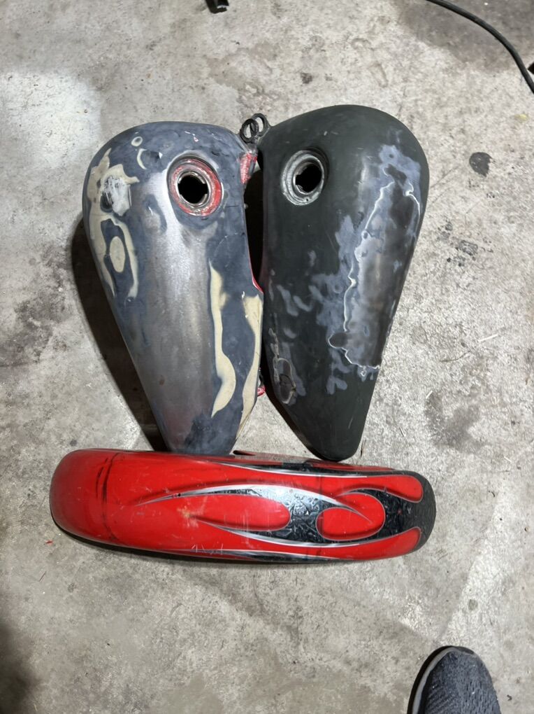 Gas Tank And Front Fender