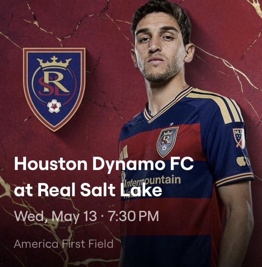 RSL vs Houston - midfield seats