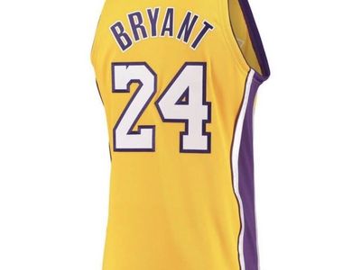 Kobe Bryant #24 | XS* & XL* | LA Lakers Hardwood Classics Jersey | Gold & Purple | MOJ074