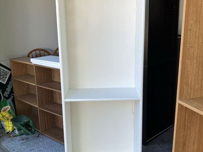 Assorted Wooden Bookcases and Shelving Units