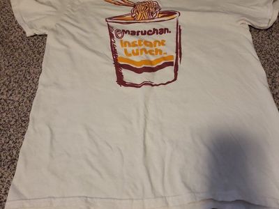 Maruchan Instant Lunch Ramen Cup Noodle Graphic T-Shirt - White, Size M