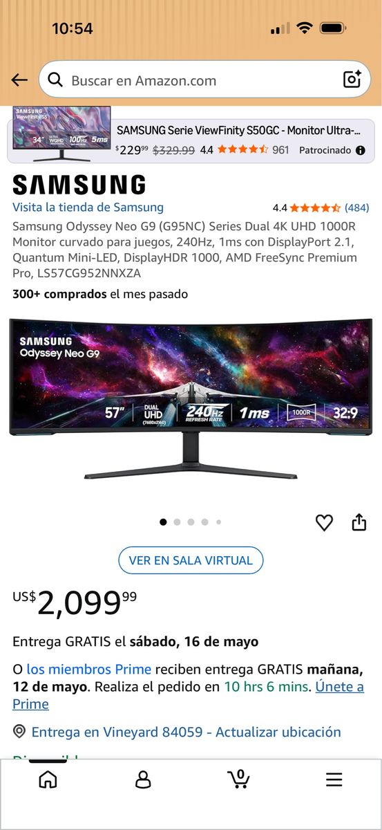 Odyssey Neo 9 57 inch