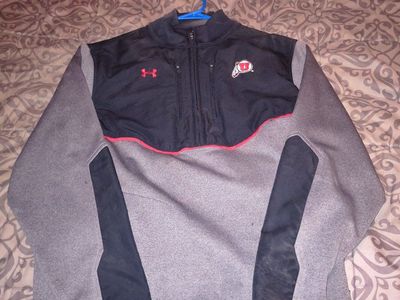 Under Armour Men's University of Utah Utes Quarter Zip Jacket - Size Large