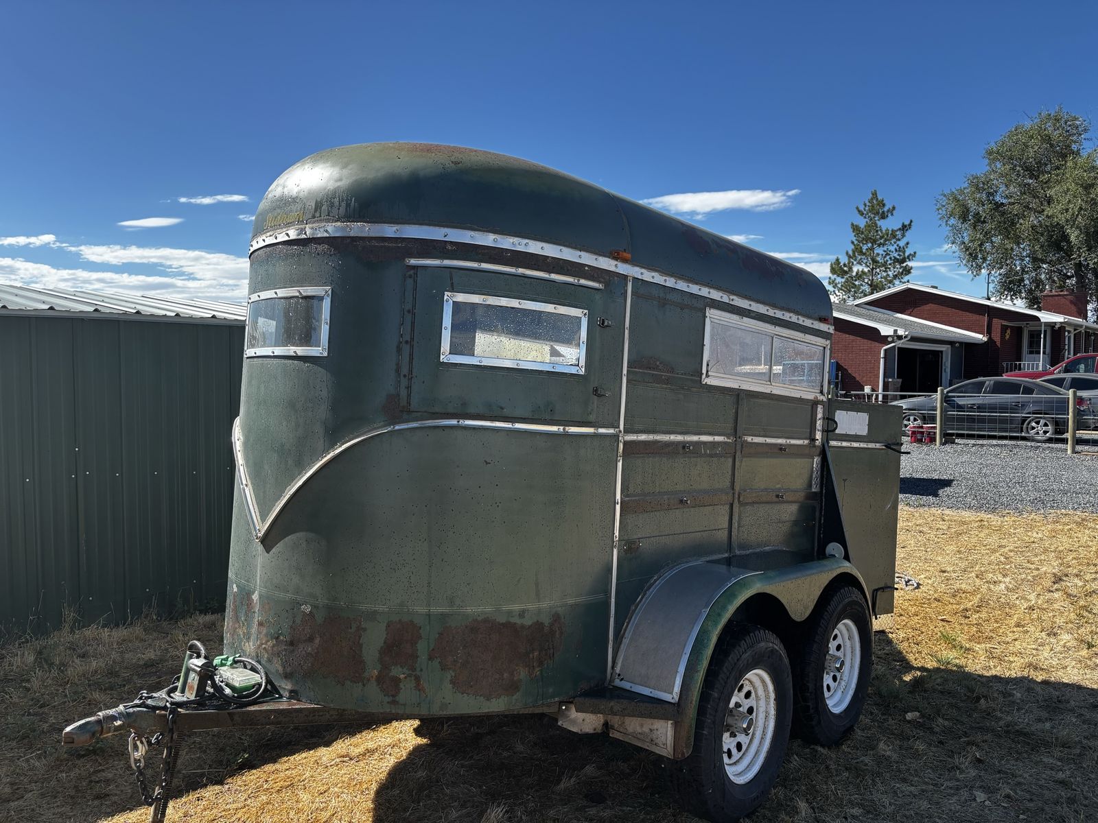 1975 Stidham 2 horse/stock trailer