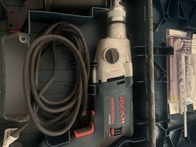 Bosch 1199VSR 1/2-Inch Corded Hammer Drill with Hard Case & Auxiliary Handle
