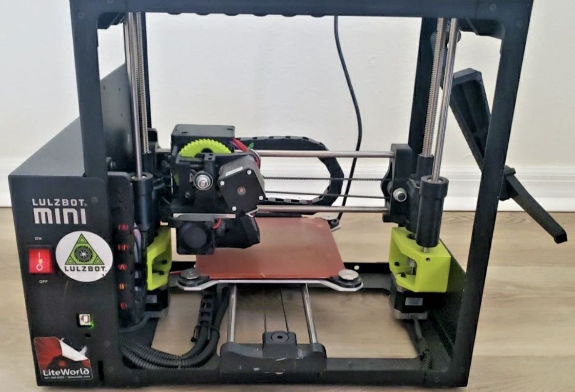 LulzBot Mini 3D Printer - Open Source, Heated Bed, Auto Leveling, w/ Filament