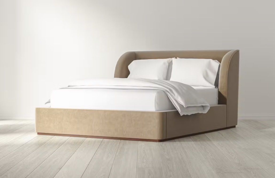 California King Bed Set, Saatva Bed Frame + Nectar Memory Foam Mattress w/  NectarCool Technology- Delivery Available