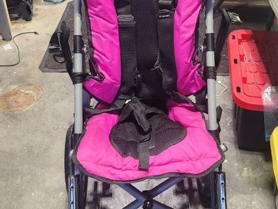 Pink Special Needs Stroller, Adaptive, Adjustable