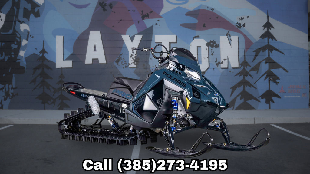 2026 Polaris® Patriot Boost PRO RMK 155 Hemlock Blue / Black / Velocity Blue