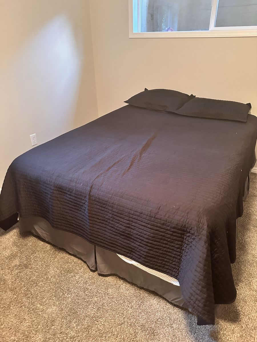 Target Full Size Black Quilted Comforter Set