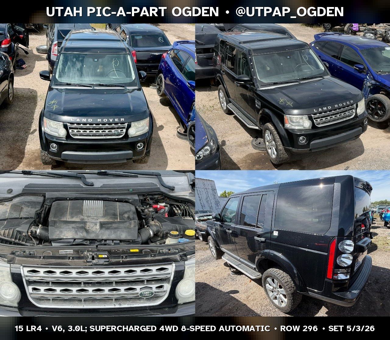 2015 Land Rover LR4 Parts - UTPAP Ogden