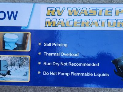RV Macerator Pump