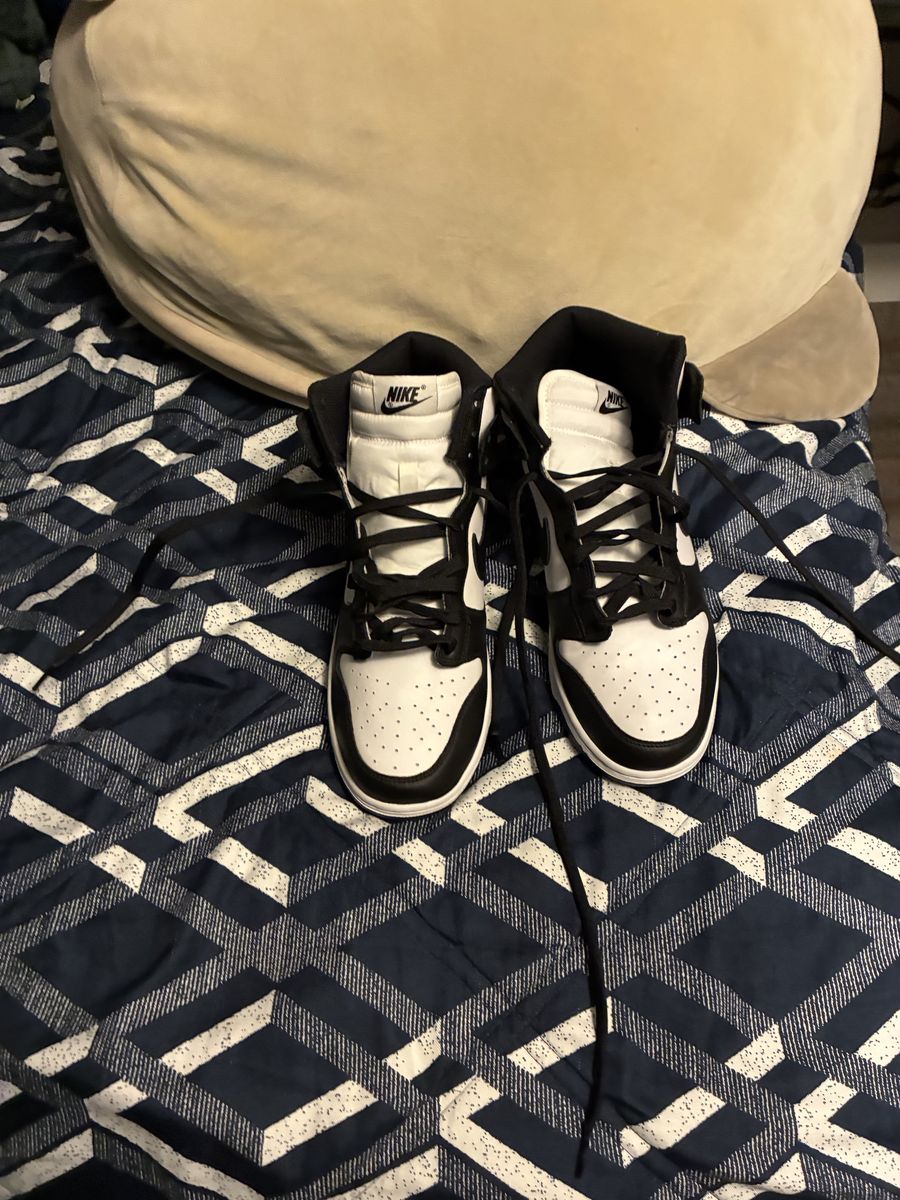 Nike Dunk High Black White Panda Men's Sneakers Size 9