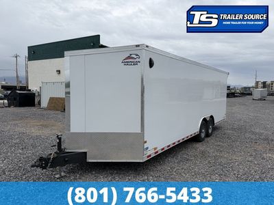 8.5x24 American Hauler Eagle HD Enclosed Cargo Trailer - 7'0" Interior - 14K GVWR - 12" Cross Member Upgrade, Double 3/4 Floor,