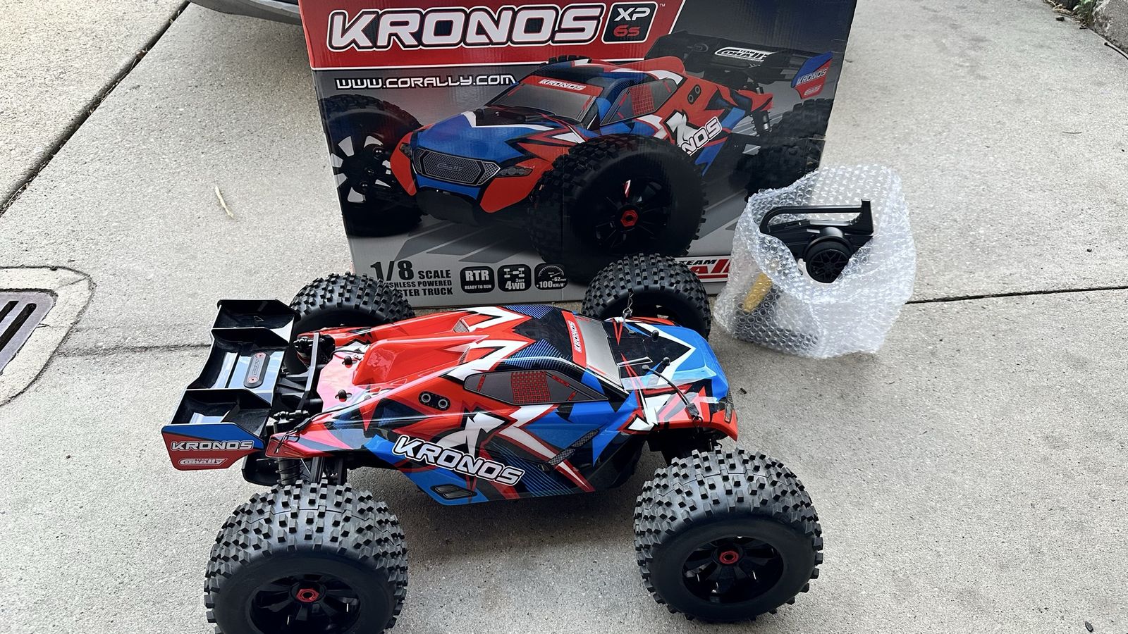 New Team Corally Kronos XP 6S 1/8 Scale Brushless Monster Truck