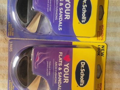 dr scholls flats & sandles arch cushions